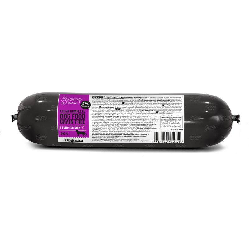 Harmony Lamm/Lachs Wurst 800g