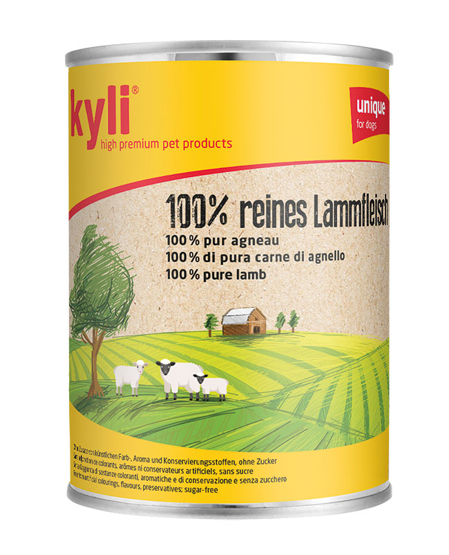 100 % reines Lammfleisch