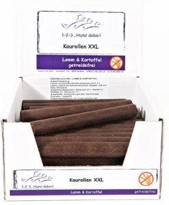 Getreidefreie Kaurollen mit Lamm und Kartoffel XXL