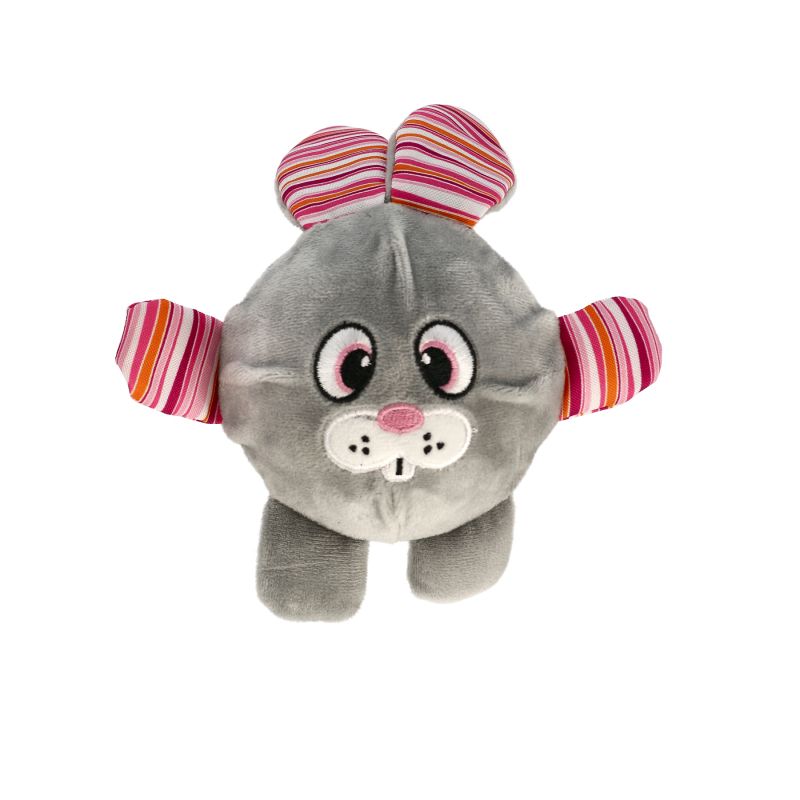 Dogman Toy RabbeBoll Grey M 15cm