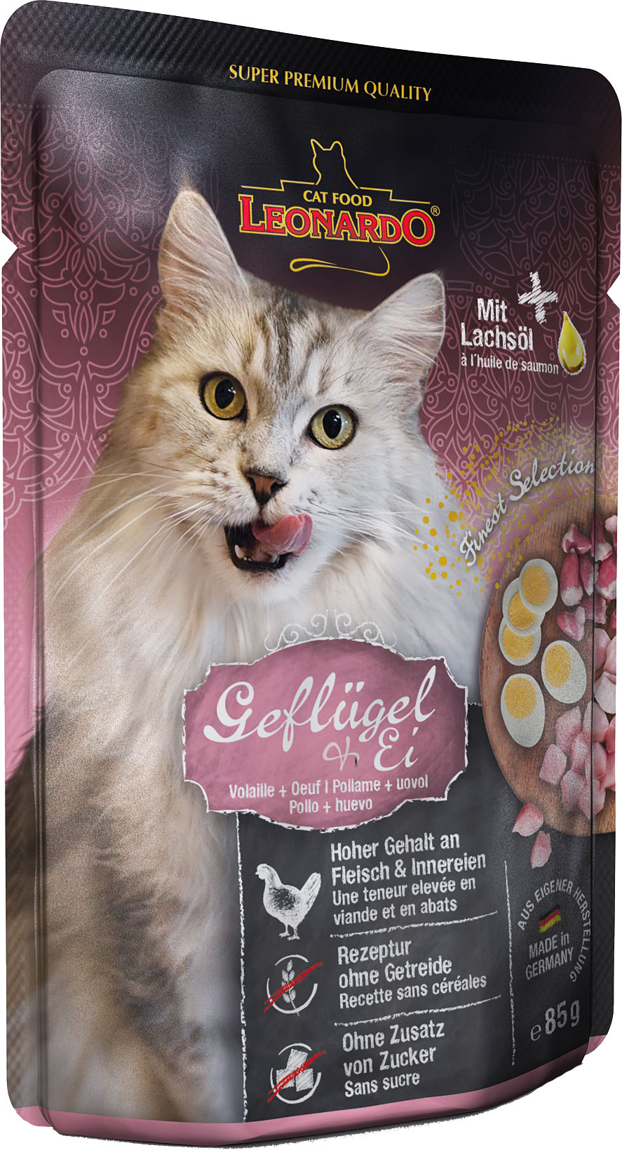 Leonardo Geflügel + Ei 85g