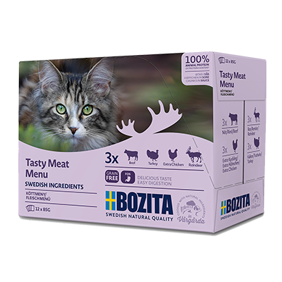 FLEISCHMENUE, HÄPPCHEN IN SOSSE 12 x 85g