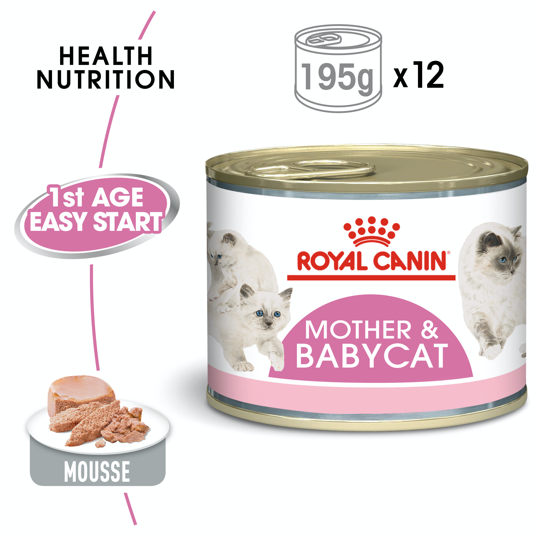 Royal Canin Mother & Babycat (Mousse) 12 x 195 g