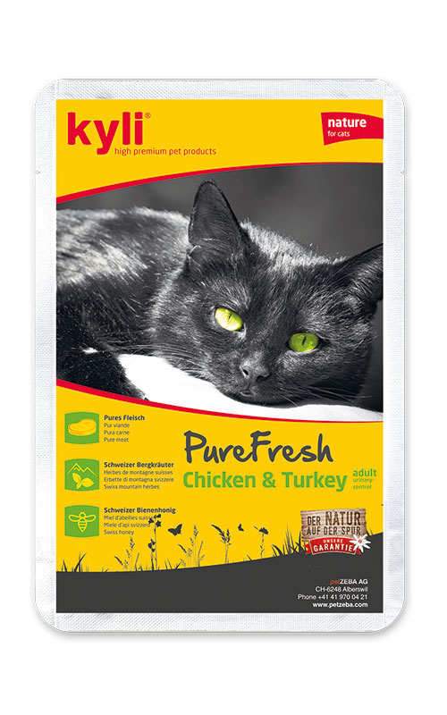 Pure Fresh Chicken & Turkey adult urinary-control 12 x 85g