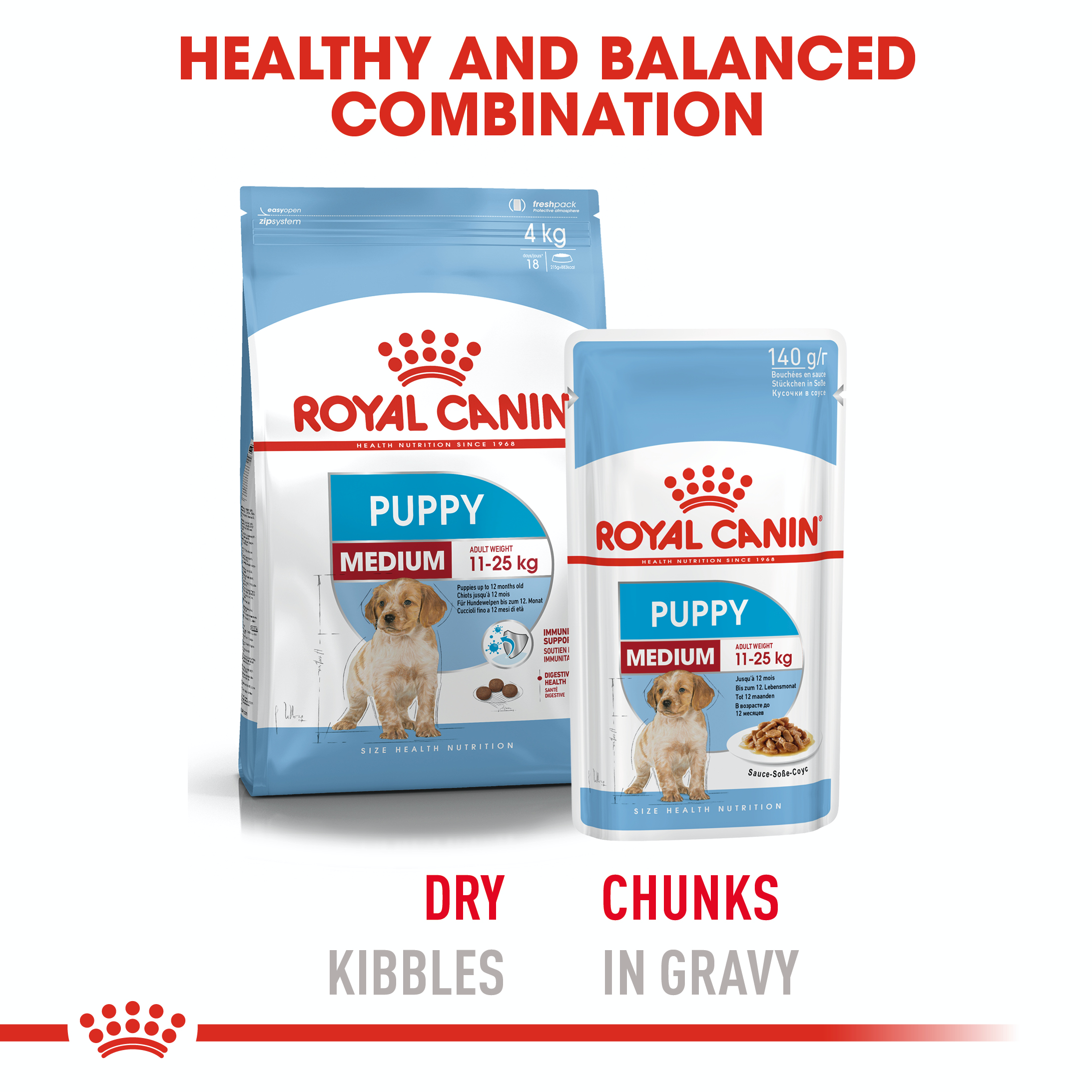 Royal Canin Medium Puppy 10 x 140g