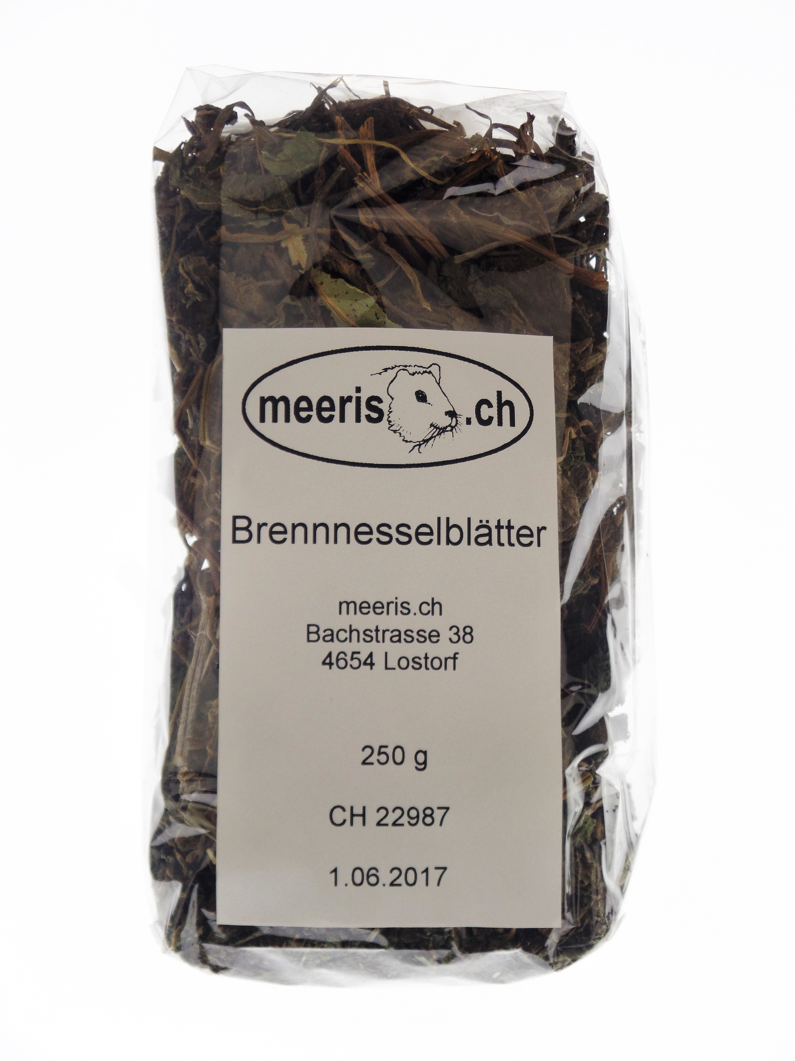 Brennnesselblätter getrocknet