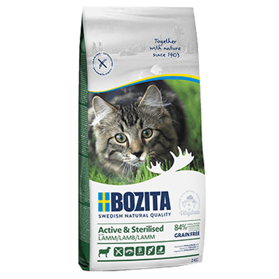 BOZITA ACTIVE & STERILISED GETREIDEFREI LAMM