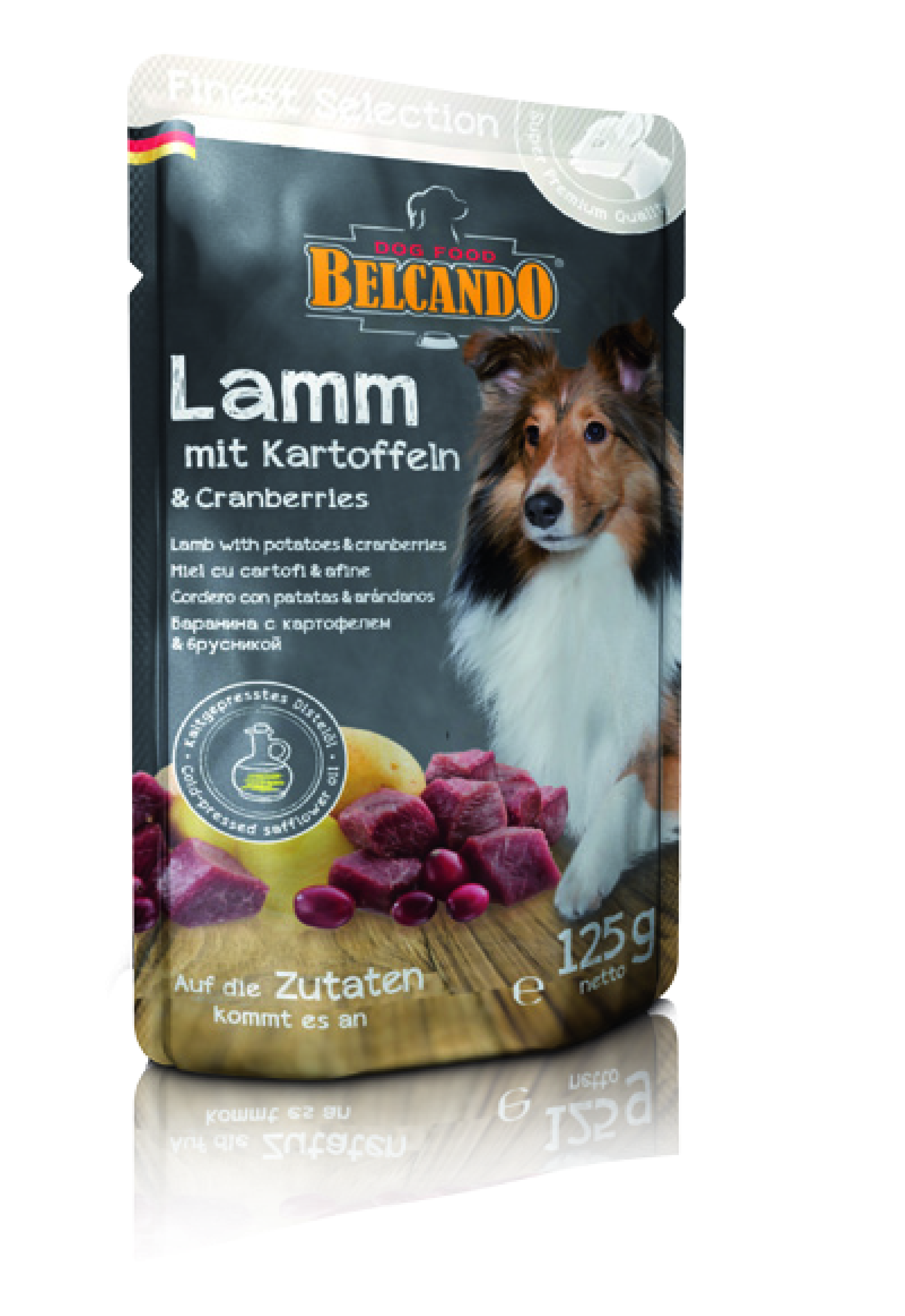 Lamm mit Kartoffel 125g