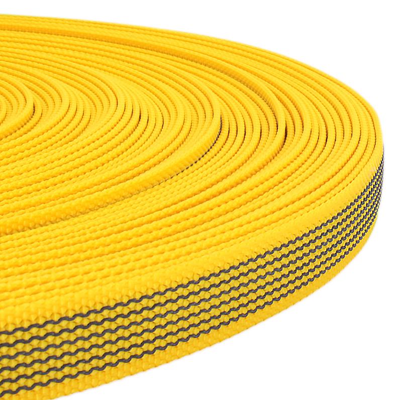 Schleppleine Gurtband gelb 15mm/20mm
